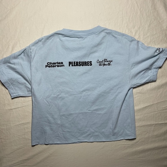 Pleasures x Björk Dancing  RARE GRAIL  Tee Blue Sz. Med - Picture 4 of 8